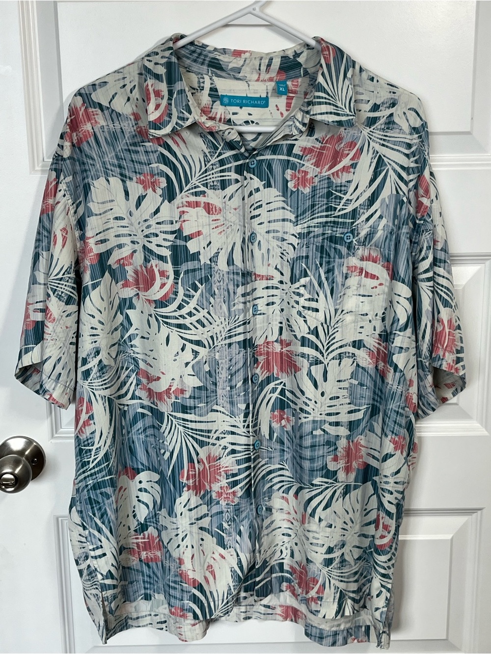 Tori Richard XL Tropical Hawaiian Aloha Shirt Silk Blend